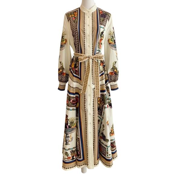 Alemais mercado shirtdress US 2 - Picture 6 of 9